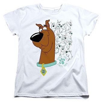 Scooby Doo Evolution Of Scooby Doo Short Sleeve Women´s T-Shirt