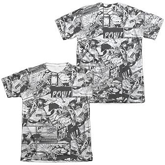 Superman Comic s Adult 65/35 Poly/Cotton Short Sleeve T-Shirt