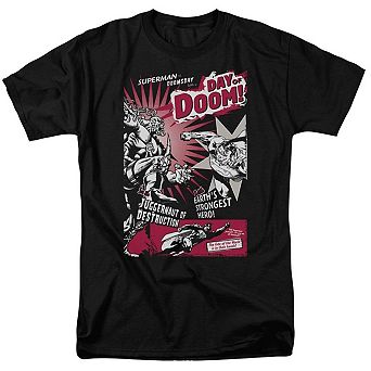 Superman Day Of Doom Short Sleeve Adult T-shirt