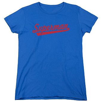 Superman S Tail Short Sleeve Womens T-shirt
