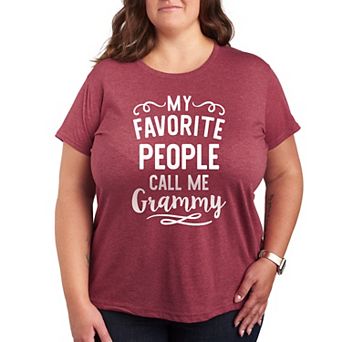 Plus My Favorite People Grammy Graphic Tee