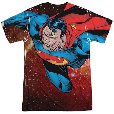 Superman Determination Short Sleeve Adult Poly Crew T-shirt