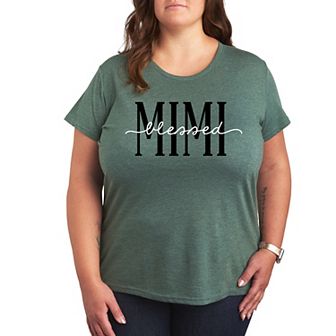 Plus Blessed Mimi Graphic Tee