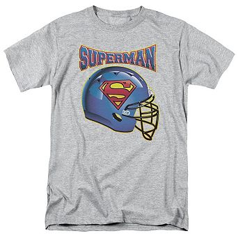 Superman Helmet Short Sleeve Adult T-shirt