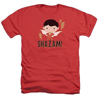 Shazam Movie Shazam Chibi Adult Heather T-shirt