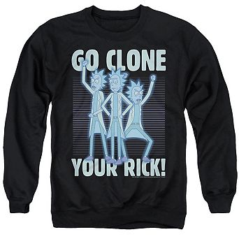 Rick And Morty Go Clone Your Rick Adult Crewneck Sweatshirt