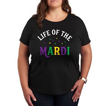 Plus Size Life Of The Mardi Graphic Tee