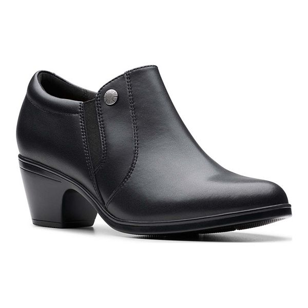 【新品近】Clarks Walkabees ブラック レザー　レディース Clarks（クラークス） オリジナル ワラビー ブラック レザー