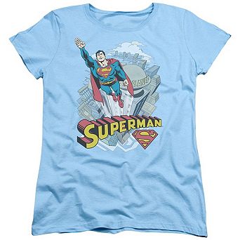 Superman Skyward Short Sleeve Womens T-shirt