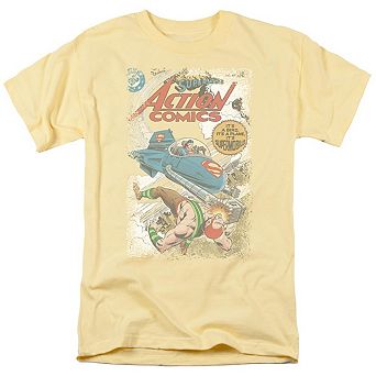 Superman Action 481 Cover Short Sleeve Adult T-shirt