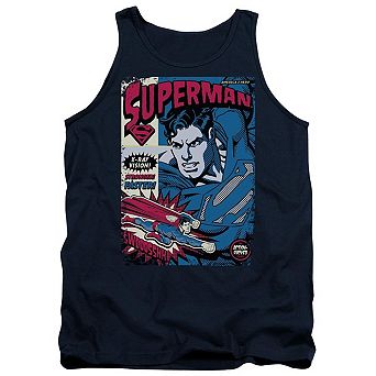 Superman Action Packed Adult Tank Top