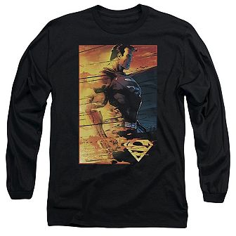 Superman Fireproof Long Sleeve Adult T-shirt