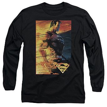 Superman Fireproof Long Sleeve Adult T-shirt