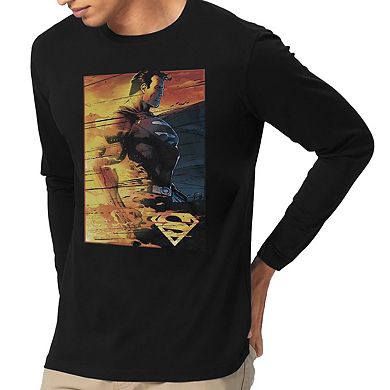 Superman Fireproof Long Sleeve Adult T-shirt