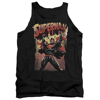 Superman Lift Up Adult Tank Top