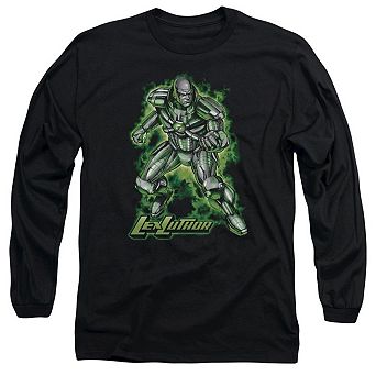 Superman Kryptonite Powered Long Sleeve Adult T-shirt