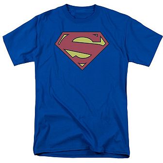 Superman New 52 Shield Short Sleeve Adult T-shirt