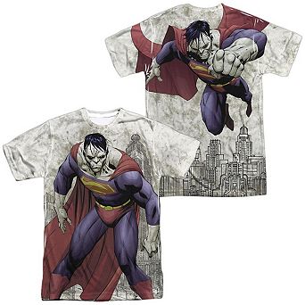 Superman Bizarro Sub Short Sleeve Adult Poly Crew T-shirt