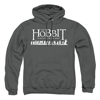 Hobbit Walking Logo Adult Pull Over Hoodie
