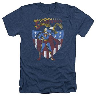 Superman All American Adult Heather T-shirt