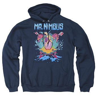 Rick And Morty Mr. Nimbus Design Adult Pull Over Hoodie