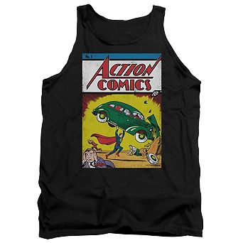 Superman Action No. 1 Adult Tank Top
