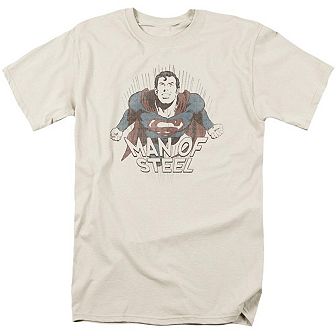 Superman Fly Away Short Sleeve Adult T-shirt