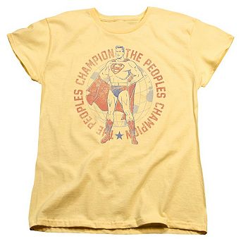 Superman Peoples Champion Short Sleeve Womens T-shirt