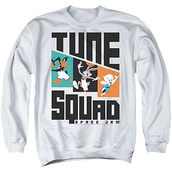 Space Jam 2 Tune Squad Pattern Characters Adult Crewneck Sweatshirt