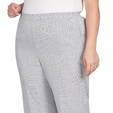 Plus Size Alfred Dunner Plaid Pull-On Length Pants