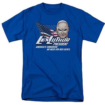 Superman Lex For President Short Sleeve Adult T-shirt