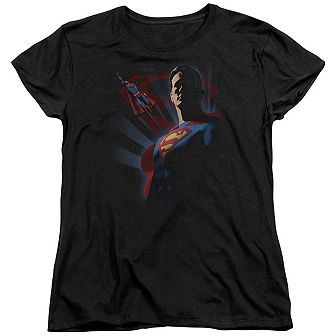 Superman Super Deco Short Sleeve Womens T-shirt