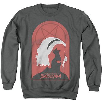 Chilling Adventures Of Sabrina Sabrina And Salem Adult Crewneck Sweatshirt
