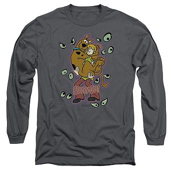 Scooby Doo Being Watched Long Sleeve Adult T-shirt