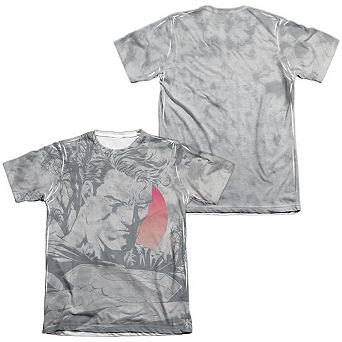 Superman New Day Dawning Adult 65/35 Poly/cotton Short Sleeve T-shirt