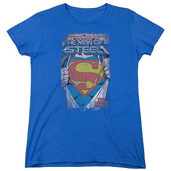 Superman Legendary Short Sleeve Womens T-shirt