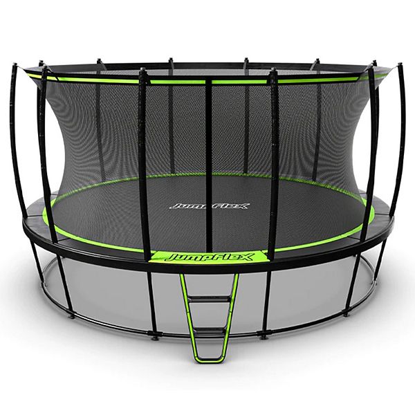Jumpflex Hero 15' Trampoline For Kids Outdoor Play Equipment With Net
