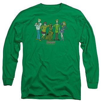 Scooby Doo Scooby Gang Long Sleeve Adult T-shirt