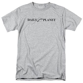 Superman Daily Planet Logo Short Sleeve Adult T-shirt