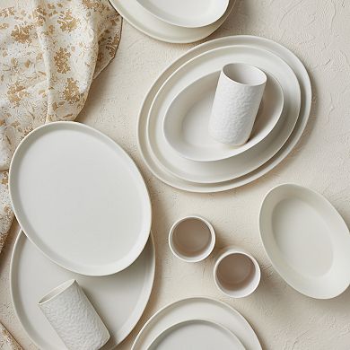 Stone by Mercer Project Katachi Stoneware 16-Piece Dinnerware Set