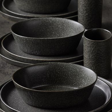 Stone by Mercer Project Katachi Stoneware 16-Piece Dinnerware Set