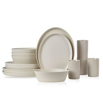 Stone by Mercer Project Katachi Stoneware 16 pc Dinnerware Set