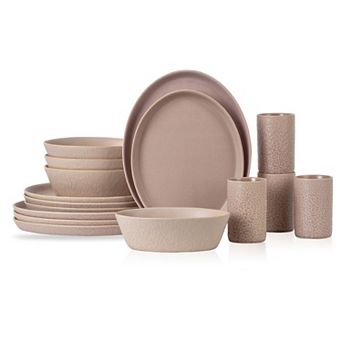 Stone by Mercer Project Katachi Stoneware 16 pc Dinnerware Set