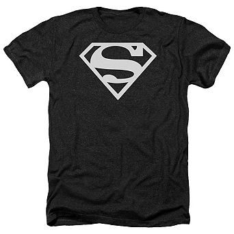 Superman Logo Adult Heather T-shirt