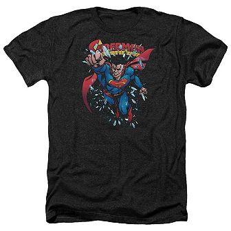 Superman Old Man Kal Adult Heather T-shirt