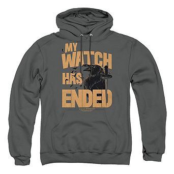 Game Of Thrones My Watch Has Ended Adult Pull Over Hoodie
