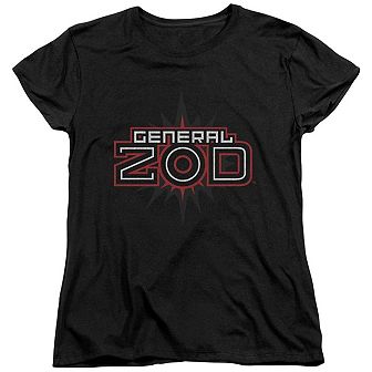 Superman Zod Logo Short Sleeve Womens T-shirt