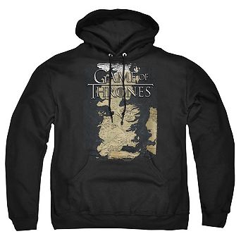 Game Of Thrones Series Map Adult Pull Over Hoodie