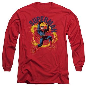 Superman A Name To Uphold Long Sleeve Adult T-shirt