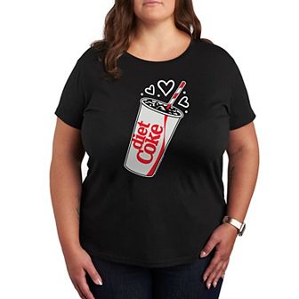 Plus Diet Coke Heart Bubbles Graphic Tee